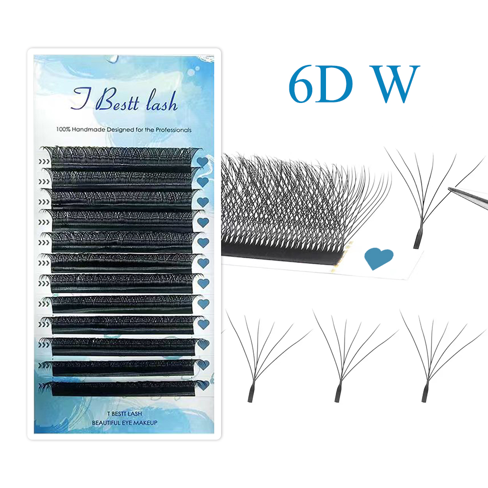 Eyelash Extension For Asian Eyes - Tbestt 6DW Shape Lashes YY Eyelash