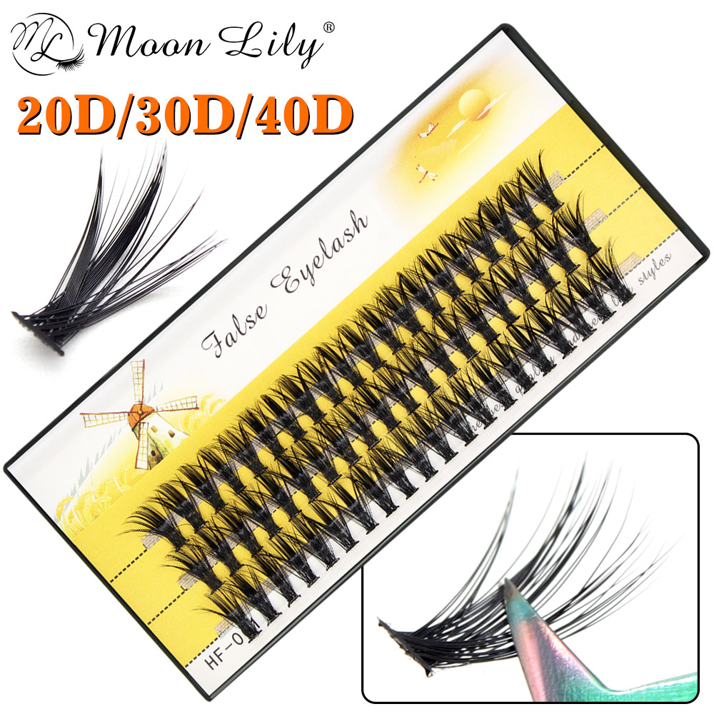 Eyelash Extension Russian - Mới 40D Cụm 60 Bó Chồn