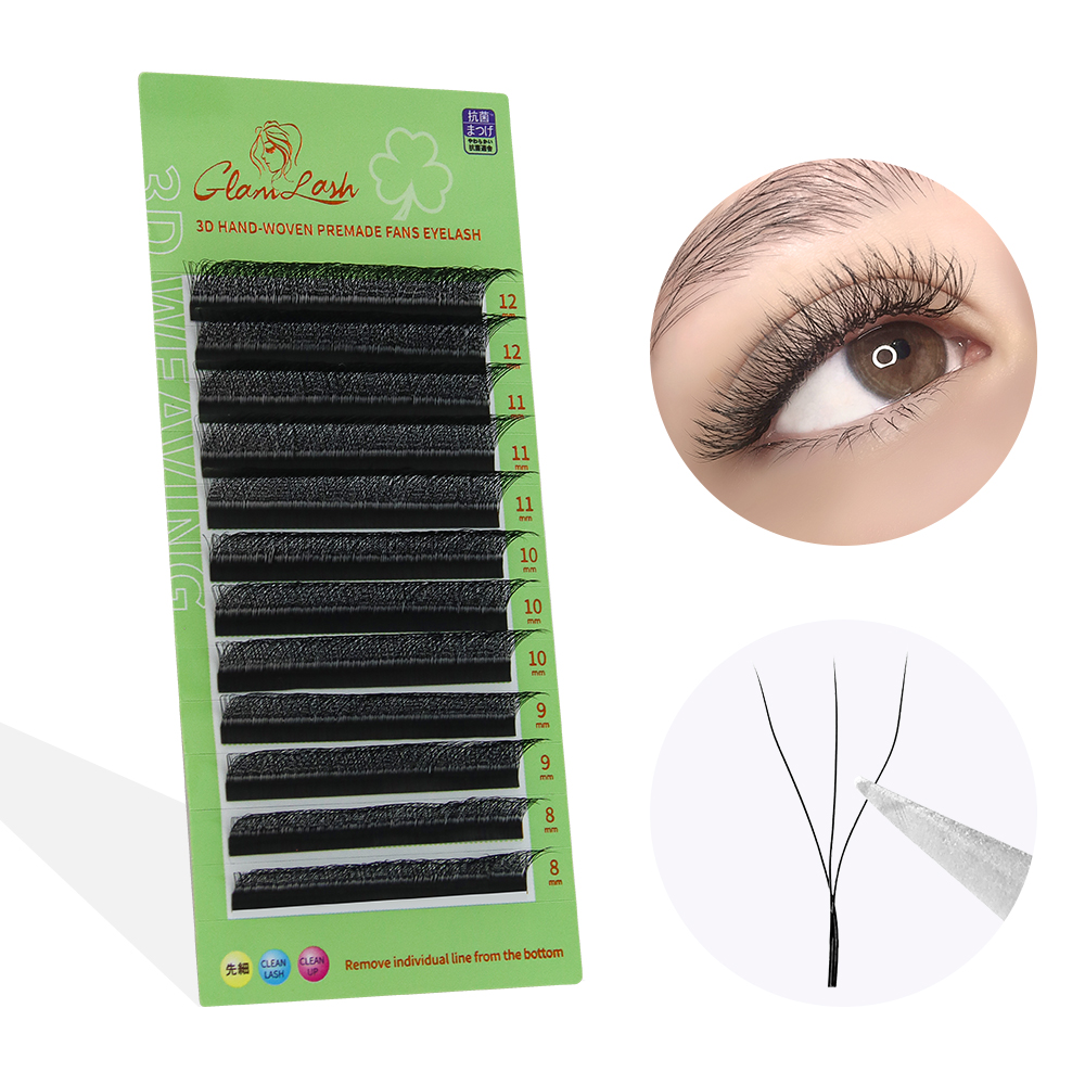 Eyelash Extension For Asian Eyes - GLAMLASH W Hình Nối Mi 3D4D5D
