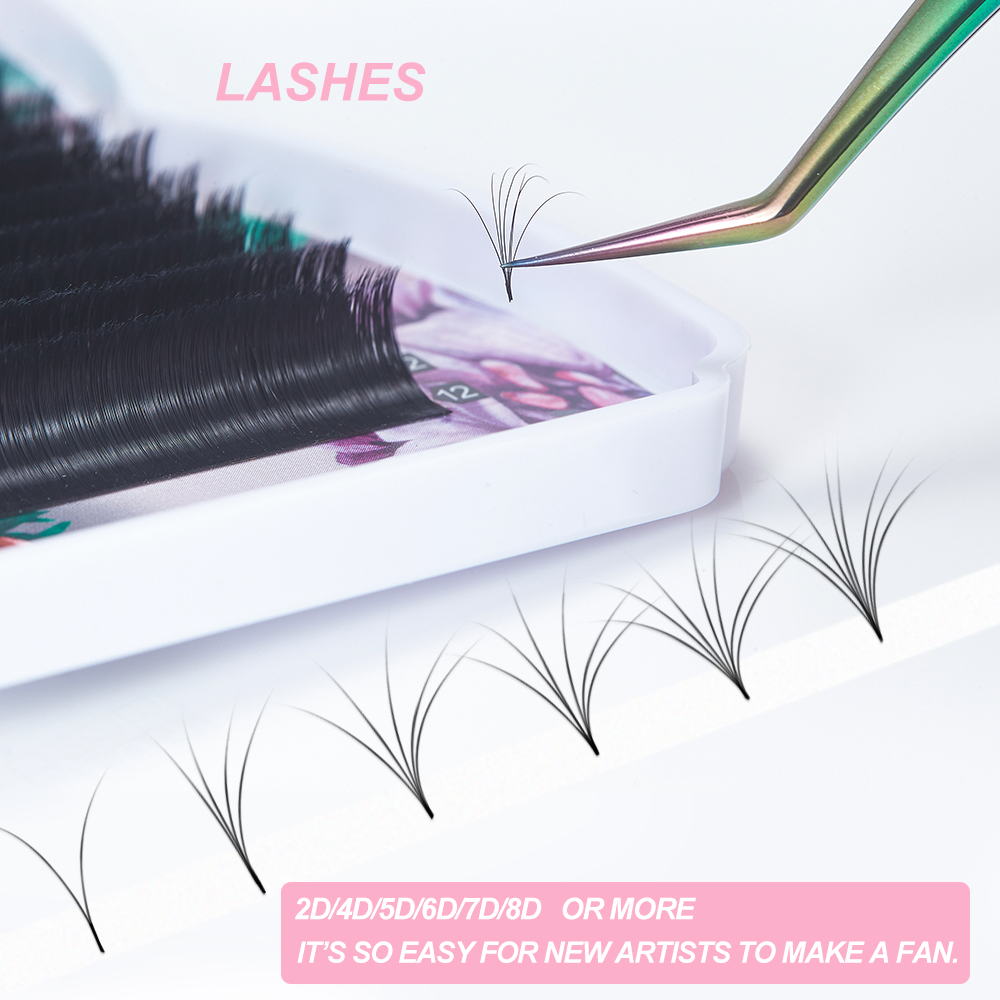 Yelix Standard Easy Fan Lashes - đánh giá và giá Eyelash Extension For Asian Eyes