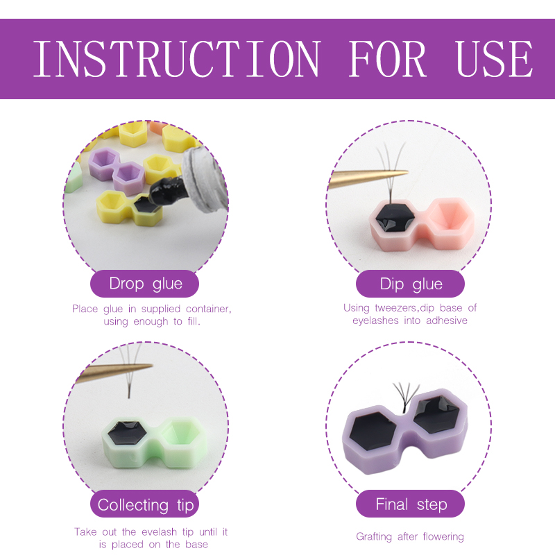 100pcs Disposable Eyelash Glue - đánh giá và giá Eyelash Extension London