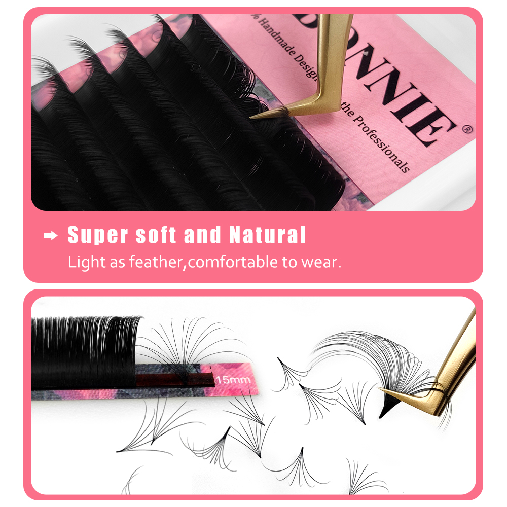 CC DD Luxury Easy Fan Eyelashe - đánh giá và giá Eyelash Extension For Asian Eyes